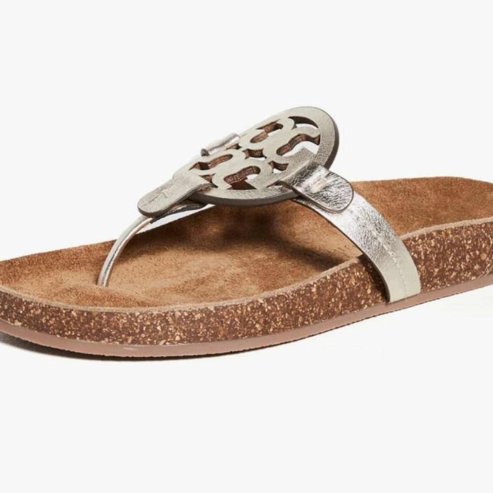 Tory Burch women's Metallic Sandals